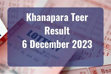 khanapara teer news|Khanapara Teer Result Today .